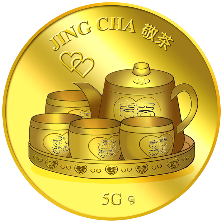 5G Jing Cha ?? Gold Medallion